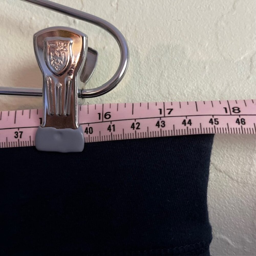 CAbi zippered hoodie/pants, Navy, Sz M, capri/ankle length pants, brass snaps - Picture 10 of 14